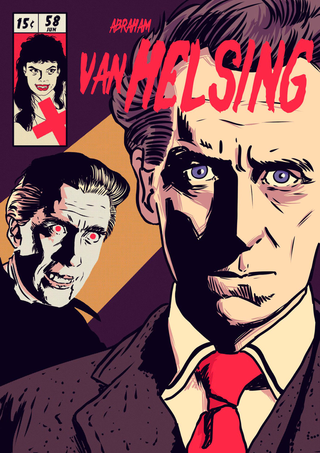 Van Helsing, ilustración de Carol Medina