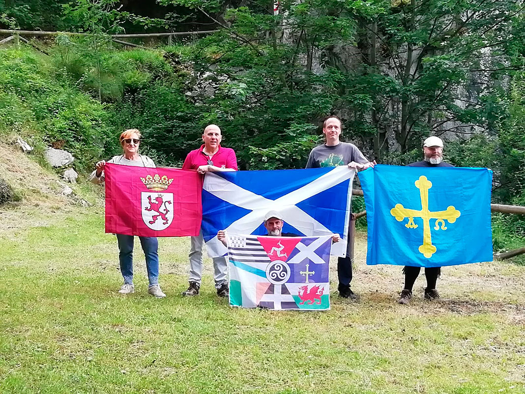 Encuentro de pueblos celtas de León, Asturias y Escocia. Teverga, 2019