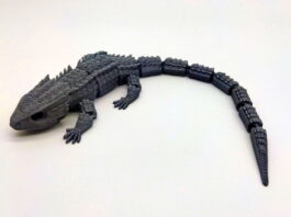 Lagarto (Animales articulados) elaborado con impresora 3D