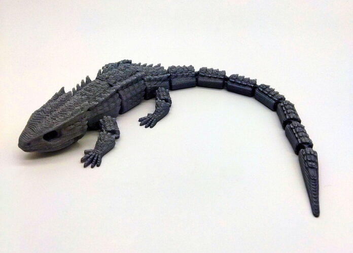 Lagarto (Animales articulados) elaborado con impresora 3D