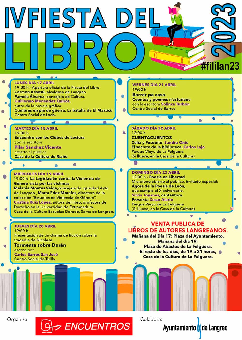 https://fusionasturias.com/otras-secciones/libros/iv-fiesta-del-libro-en-langreo.htm IV Fiesta del Libro en Langreo
