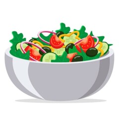 Dibujo de ensalada
