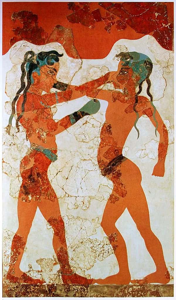 Fresco de los boxeadores de Akrotiri
