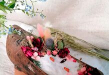 Madreñes y roses. Velas ecológicas elaboradas por "Los 5 sentidos"