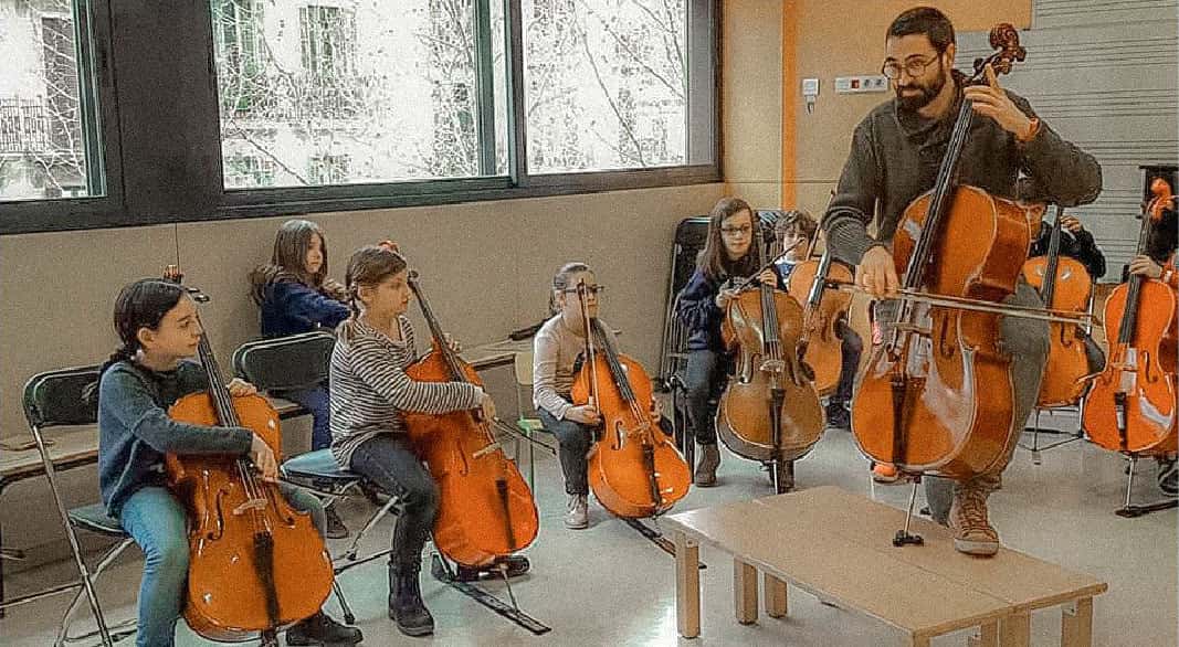 Clases de violonchelo en Folkonexión