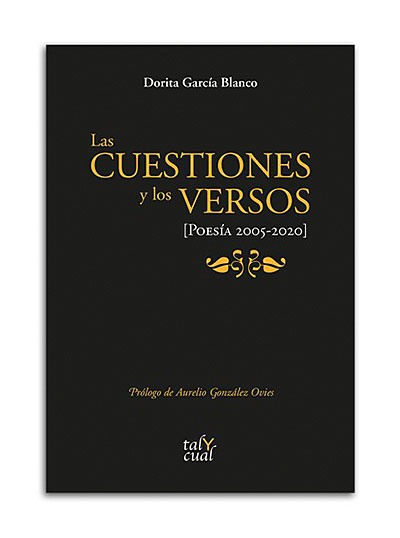 Poemario "Las cuestiones y los versos" de Dorita García Blanco