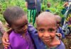 Niños en una aldea beninesa