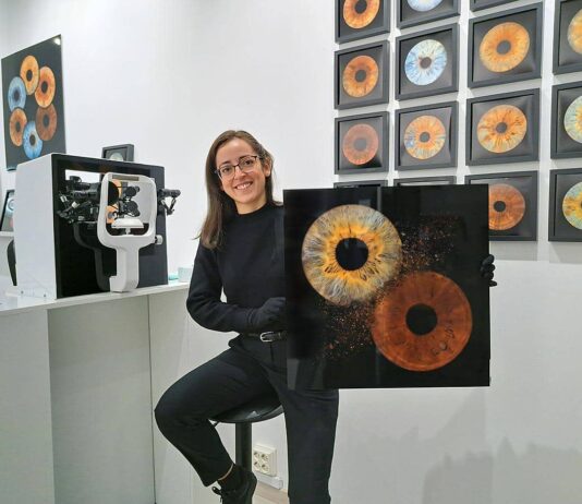 Flor Vazquez Arango en el estudio de Eyeris Photo