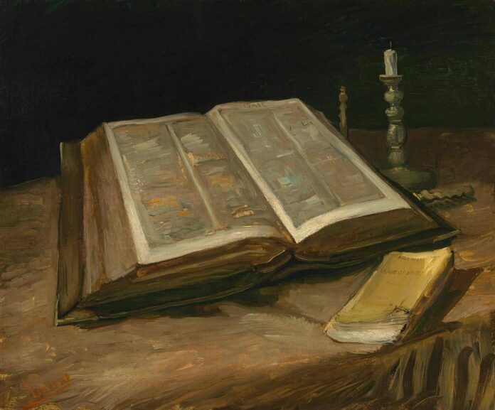'Naturaleza muerta con Biblia'. Vincent van Gogh