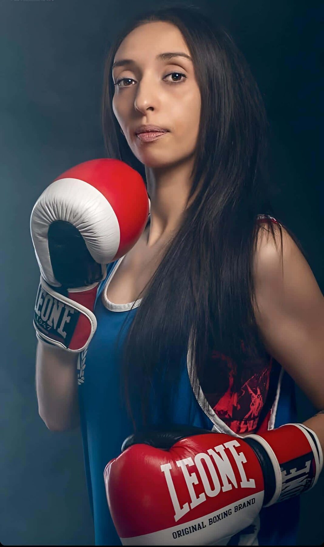 Sara Montoya, boxeadora y entrenadora en la Escuela de Boxeo de Avilés