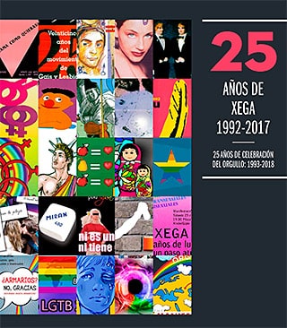 Folleto del XEGA editado con motivo de su 25 aniversario 1992-2017