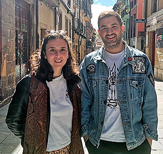 Laura Sánchez Martínez y Armindo Dos Santos Ferreira, creadores de Crudo Prints