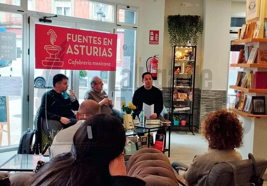 Homenaje a Gabriel García Márquez en la Cafebrería Mexicana Fuentes en Asturias, Oviedo