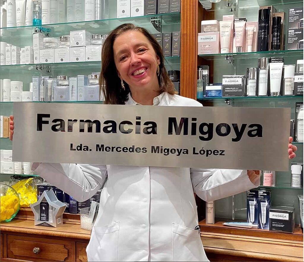 Mercedes Migoya, farmacéutica y propietaria de Farmacia Migoya