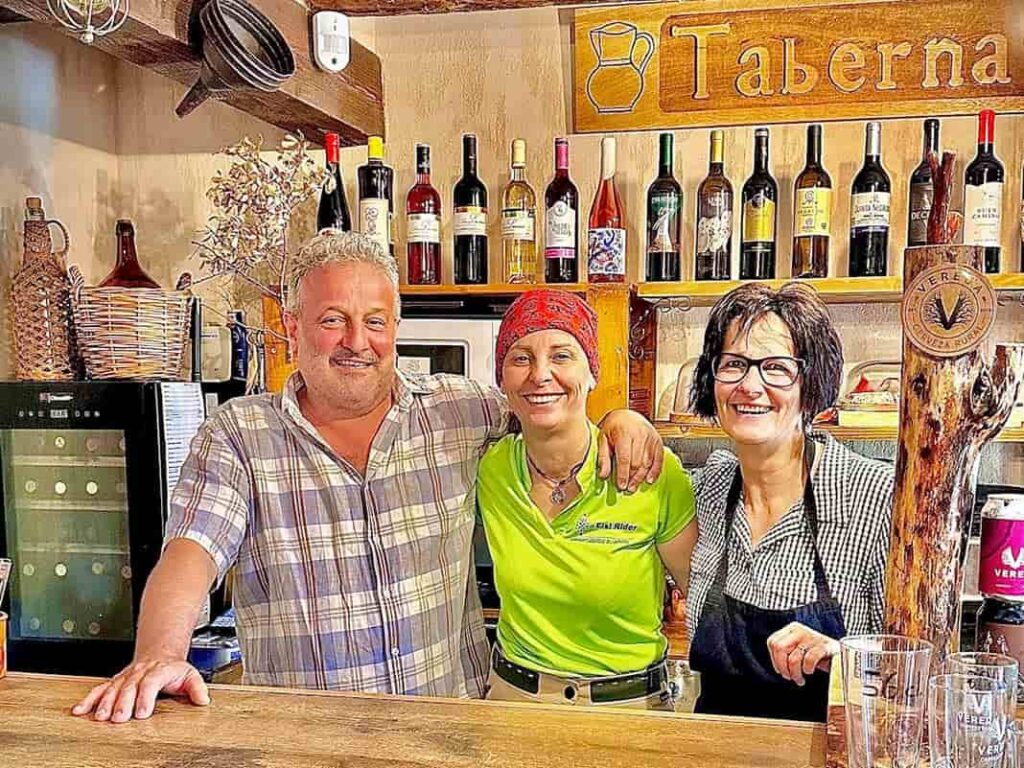 Elsi Rider en un negocio rural de Baltanás (Palencia)