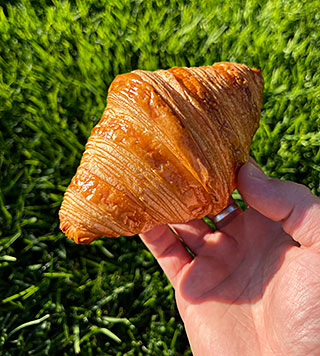 Croissant elaborado por Daniel Díez y Blanca Mendoza