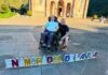 Fran Linares y José Luis Capitán en Covadonga tras haber conseguido su último reto.