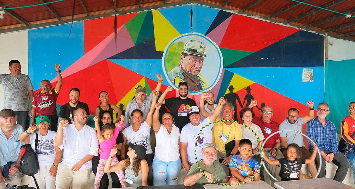 De Asturias a Colombia: programa de protección contra la violencia Reunión en el ETCR La Fila, Icononzo (Tolima, Colombia)