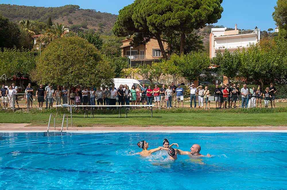 Equipo de Natación Sincronizada Kallípolis en el Día de Asturias.