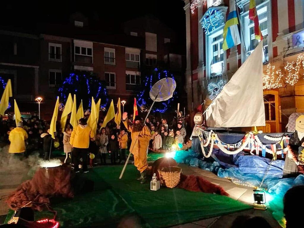 Llegada de L'Anguleru a Mieres