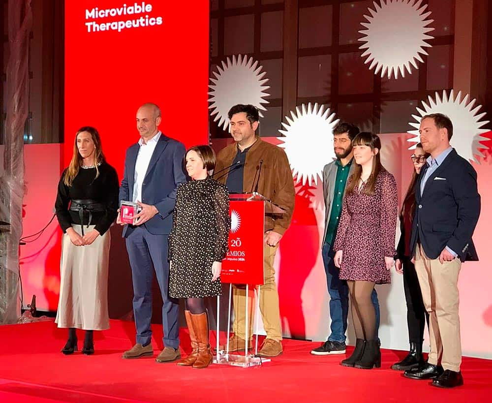 Microviable Therapeutics S.L, premio Gijón Impulsa 2024 en la categoría Innovación en Salud y Vida Saludable