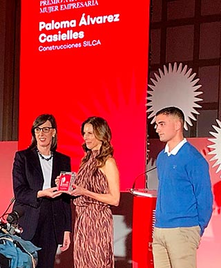 Paloma Álvarez Casielles. Construcciones Silca S.A. Mención de honor a la Mujer Empresaria en los premios Gijón Impulsa 2024