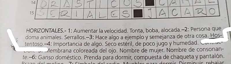 Cómo hacer crucigramas sin caer en la neurastenia. El Rincón de Teobaldo en fusionasturias.com