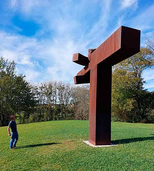 Igor Paskual en el museo Chillida Leku