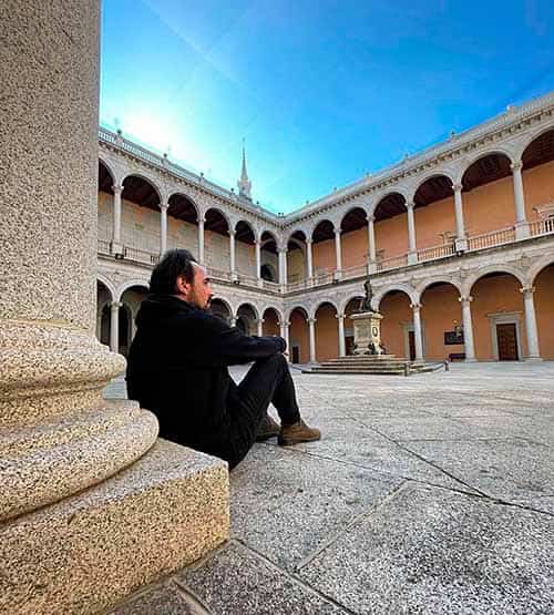 Igor Paskual en el Alcázar de Toledo