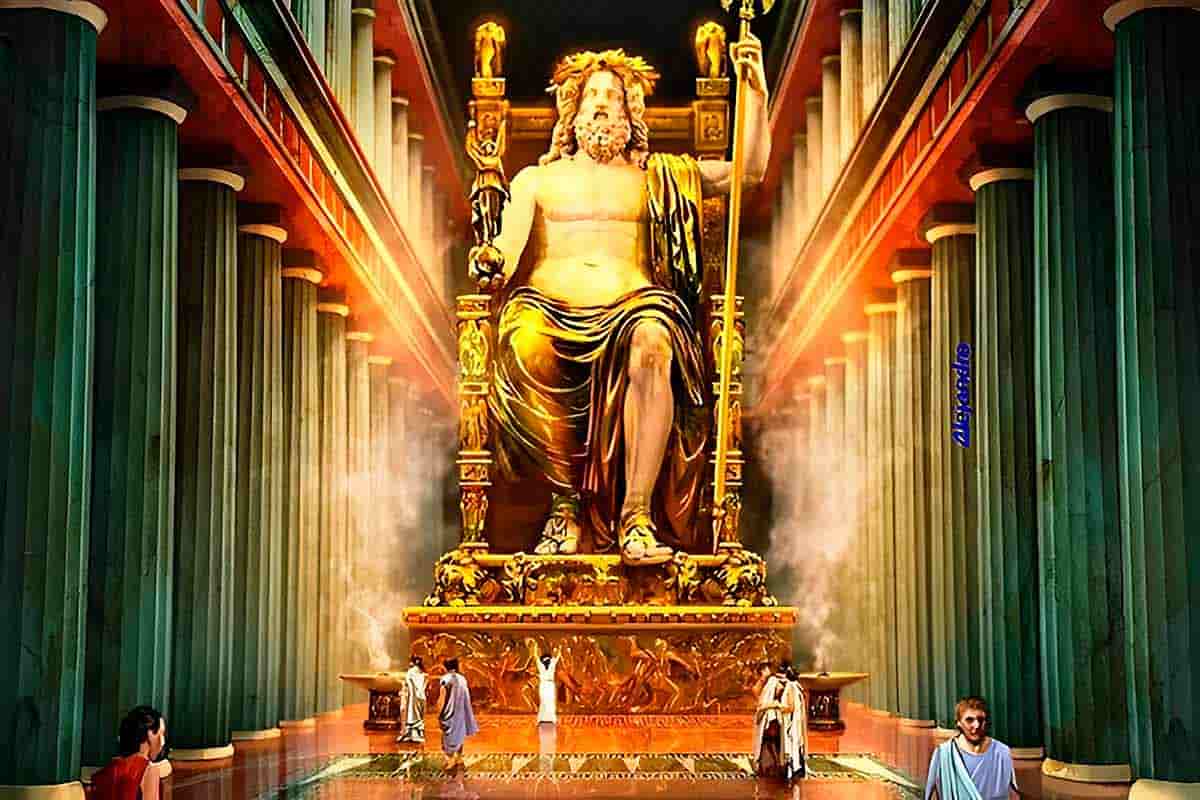 Olimpia Zeus de Olimpia, a quien se dedicaban los Juegos