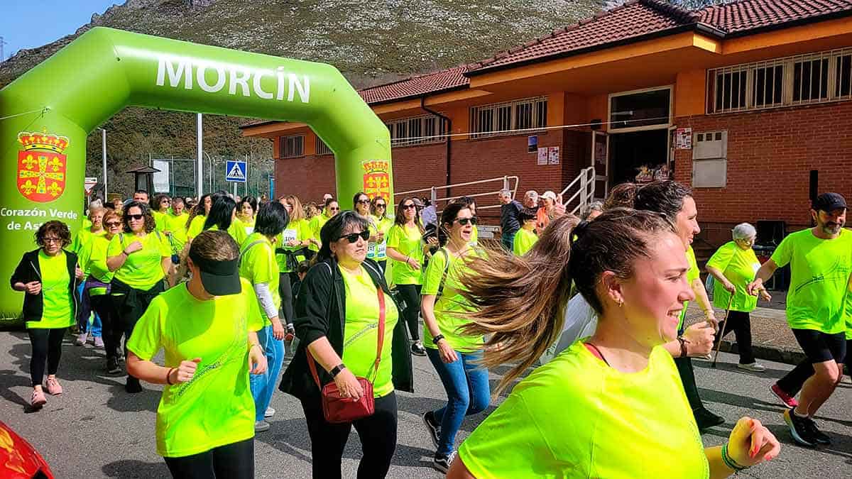 Morcín da pasos de vida e igualdad Carrera de la Mujer 2024 en Morcín (Asturias)
