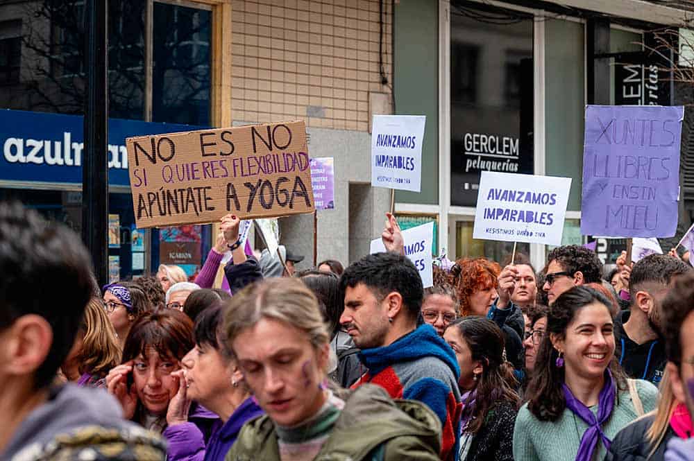 Manifestación 8M 2025 en Asturias