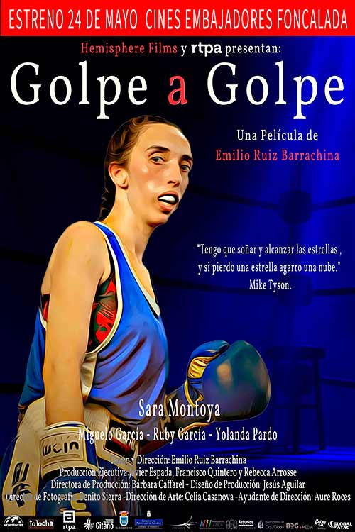 Cartel de la película "Golpe a golpe", de Emilio Ruiz Barrachina