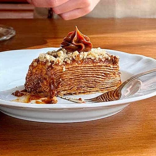 Tarta de dulce de leche. Rapacina Repostera