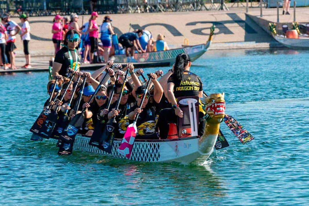 El Club Asturias Dragón Boat en el 6° Festival Internacional de Barcelona de Dragon Boat