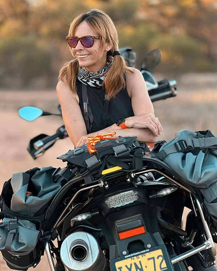 Elsi Rider, motera y aventurera: «Los viajes son como la vida misma» 7 Elsi Rider en su último viaje por Australia.
