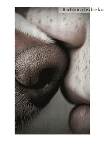 Amor incondicional. Serie de ilustraciones digitales de Beka.