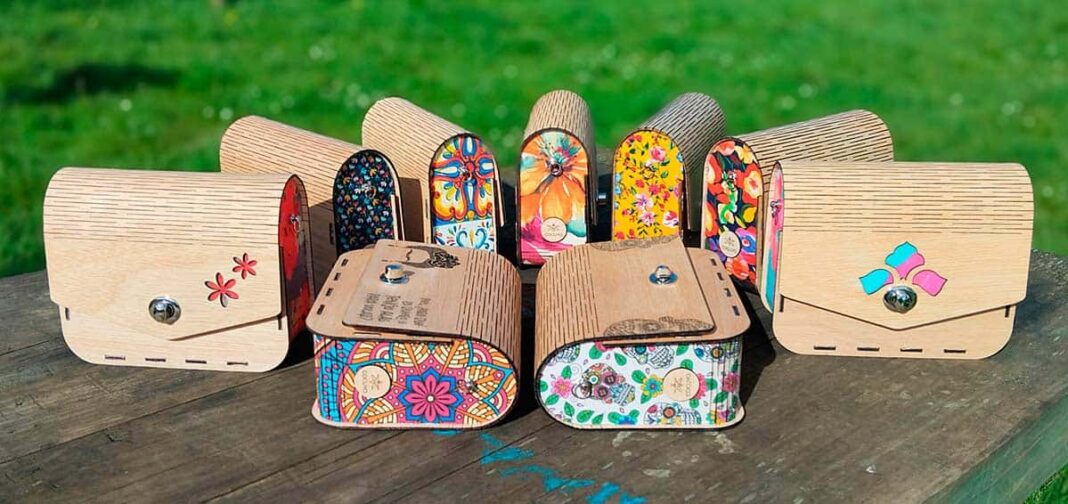 Bolsos de madera Cocuyo
