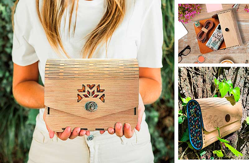 Bolsos de madera Cocuyo