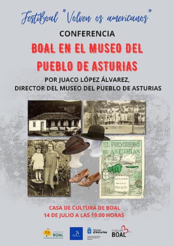 Cartel "Boal en el Museo del Pueblo"