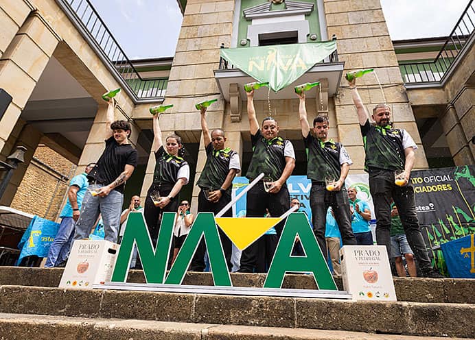 Concurso Internacional de Escanciadores en Nava.