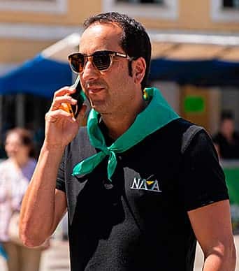 Jairo Palacios, concejal delegado de las áreas de personal, desarrollo local, turismo y festejos del Ayuntamiento de Nava.