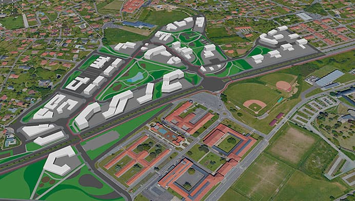 Infografía área Parque Científico Tecnológico de Gijón /Xixón.