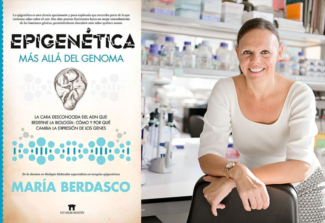 María Berdasco, bióloga molecular, y su libro