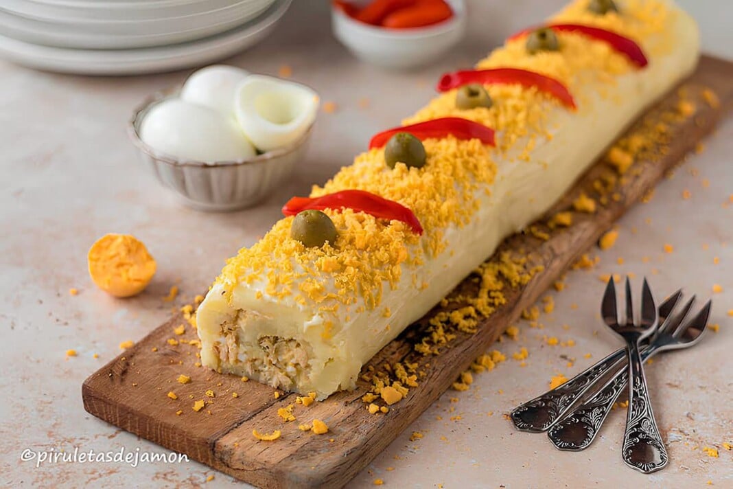 Receta de pastel de patata