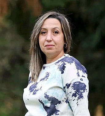 Alba López, presidenta y cofundadora de la Asociación Abrazos Verdes.