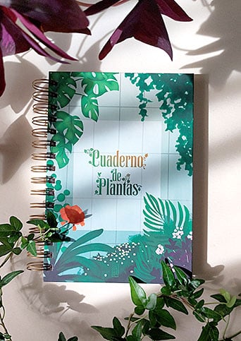 Cuaderno de plantas creado por Crulina.