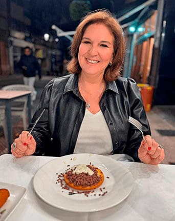 Nayda Fdez., vicepresidenta del Centro Asturiano de Santiago de Chile