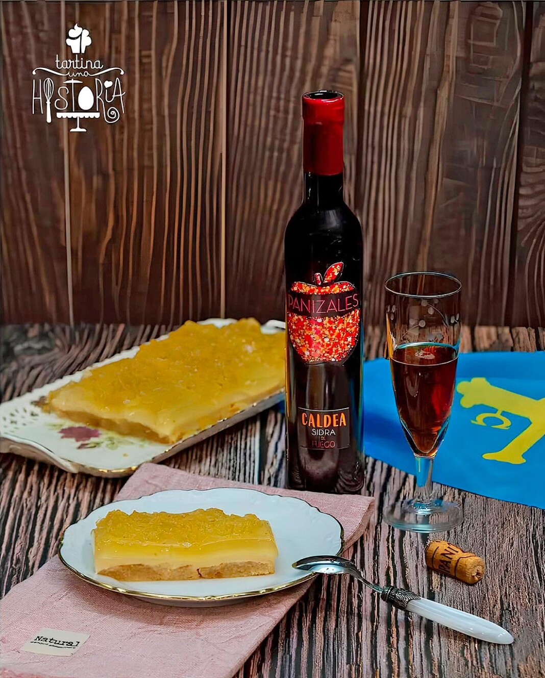 Tartina de gelatina de sidra