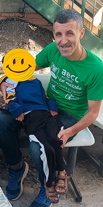 Javi "Dr. Zanahorio". Narices Azules Doctores Payaso